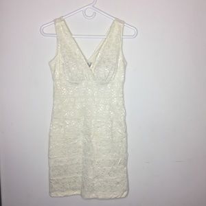 Sweet Storm Medium Pearl White Cocktail Dress